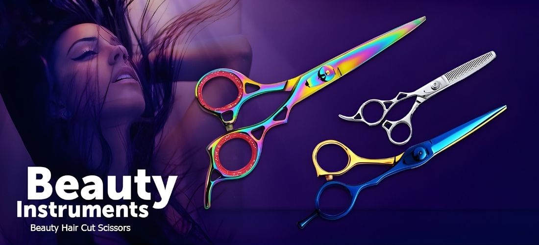Hand finished barber shears and beauty instruments