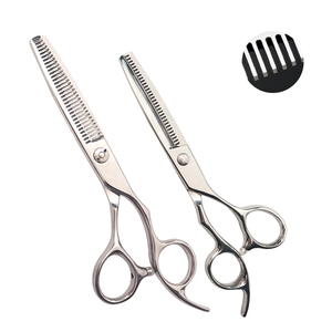 Industrial Grade Barber Scissors Professional Hair Cutting Traceless Thinning Stainless Steel Hair Trimming Scissors Set