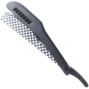 Durable Plastic Handle Straight Edge Barber Razor Stainless Steel Blade Professional Shaving Razor
