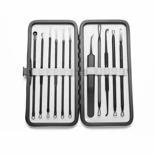 2025 Wholesale 11pcs Stainless Steel Pimple and Blackhead Remover Set Acne Extractor Tool Comedones Extractor