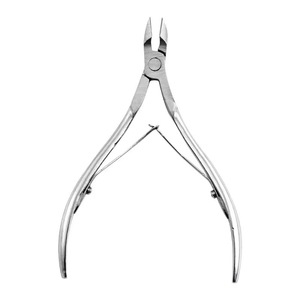 Professional Stainless Steel Cuticle Nipper Sharp Dead Skin Remover for Manicure & Pedicure Ergonomic Double Spring Handle