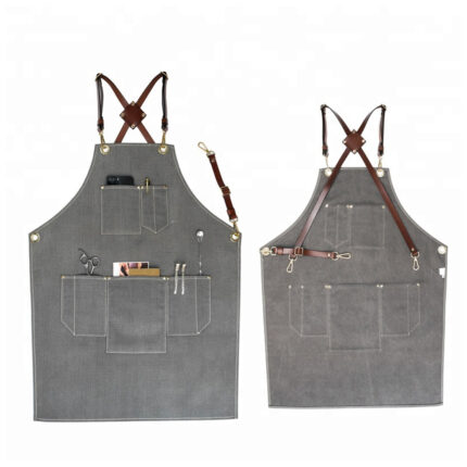 Heavy duty workwear apron for barbers and stylists