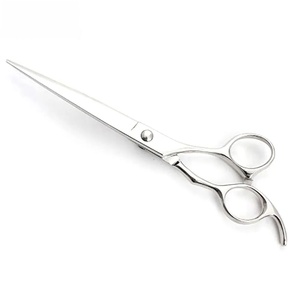 Professional Stainless Steel Hair Scissors Sharp Tip Right Handed Long Handle Salon Use Non Foldable Thinning Ryzer Studio