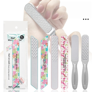 Stainless Steel Nail File, Durable Metal Manicure Nail File, Reusable Nail Art Shaping Tool
