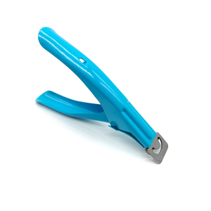 Custom Logo Nail Tip Cutters U-shaped Stainless Steel French Nail Manicure Scissors