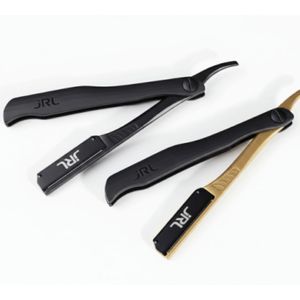 JRL High Quality Magnetic Straight Edge Razor Stainless Steel Blade Bamboo Wood Plastic Customizable