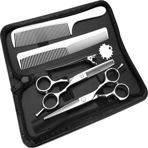 High Quality Professional Stainless Steel Sharp Thinning Scissors Set for Barber Salon Hair Cutting Tools Beauty General Set