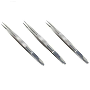 High Quality Stainless Steel Splinter Forceps Precision Tweezers