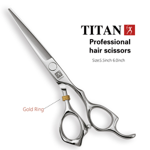 Titan Professional 5.5,6.0 Inch Hair Cutting Thinning Scissors Salon Barbers Tools Hair Scissors