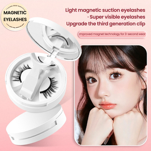 Reusable Natural Magnetic Eyelash Extensions Kit No Glue Needed with Magnet Lashes Applicator