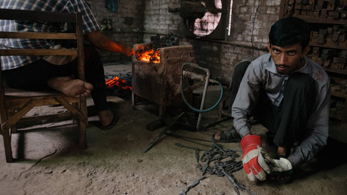 Forging and heat treatment facility for surgical grade steel
